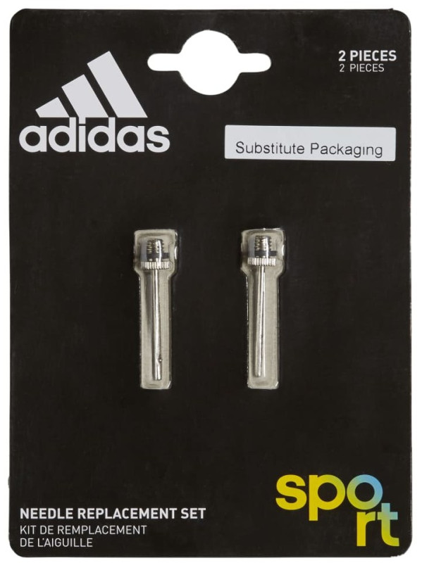 Adidas Nadelventile für Ballpumpen, 2 Stück